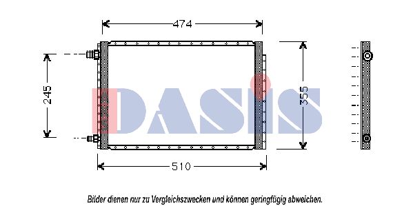 AKS DASIS Kondensaator,kliimaseade 322060N